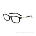 Designer Blue Light Women Eye Glass Acetate Metal Frame Eyeglasses Optical Glasses